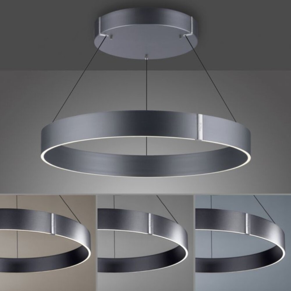 Neuhaus PURE Hanglamp E-Clipse e-Lift Ø 70 cm donker grijs Neuhaus PURE Hanglamp E-Clipse e-Lift Ø 70 cm donker grijs