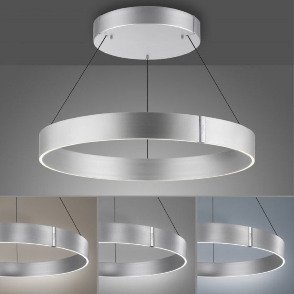 Neuhaus PURE Hanglamp E-Clipse e-Lift Ø 70 cm mat chroom Neuhaus PURE Hanglamp E-Clipse e-Lift Ø 70 cm mat chroom