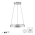 Hanglamp E-Clipse e-Lift Ø 70 cm mat chroom Hanglamp E-Clipse e-Lift Ø 70 cm mat chroom