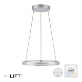 Neuhaus PURE Hanglamp E-Loop e-Lift Ø 70 cm mat chroom Neuhaus PURE Hanglamp E-Loop e-Lift Ø 70 cm mat chroom