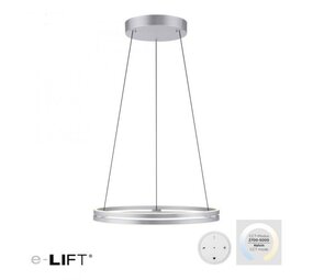 Neuhaus PURE Hanglamp E-Loop e-Lift Ø 70 cm mat chroom Neuhaus PURE Hanglamp E-Loop e-Lift Ø 70 cm mat chroom