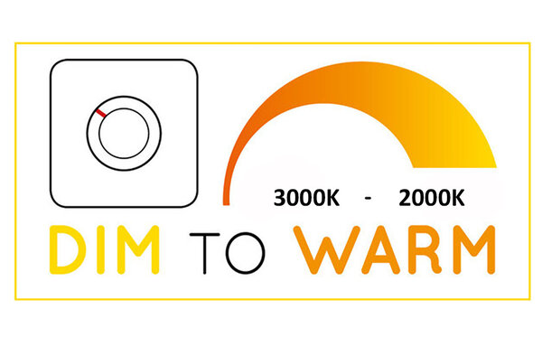 Artdelight Spot Brooklyn 2 lichts Dim-To-Warm wit