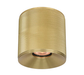 Artdelight Plafondlamp Costa Ø 10,5 cm GU10 mat goud