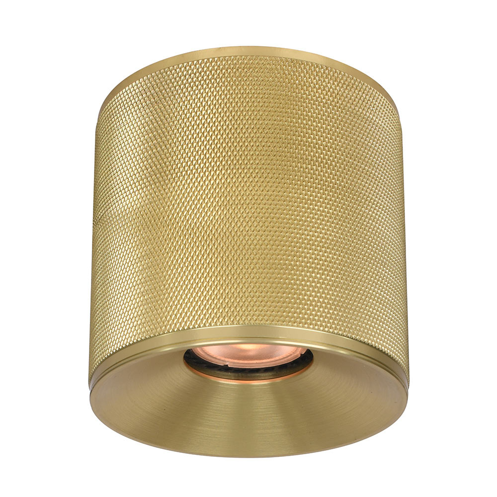 Artdelight Plafondlamp Costa Ø 10,5 cm GU10 mat goud