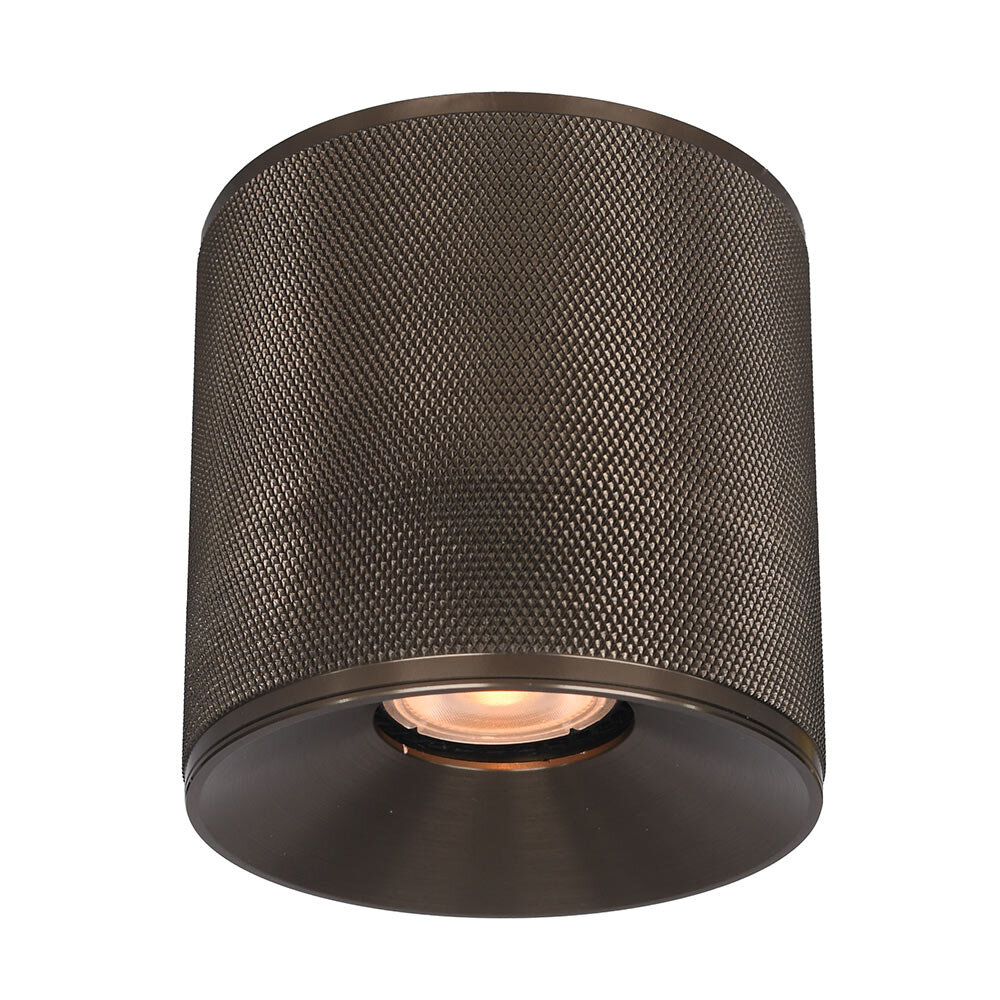 Artdelight Plafondlamp Costa Ø 10,5 cm GU10 metallic brons