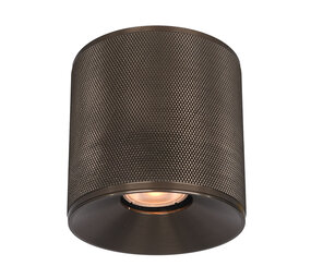 Artdelight Plafondlamp Costa Ø 10,5 cm GU10 metallic brons