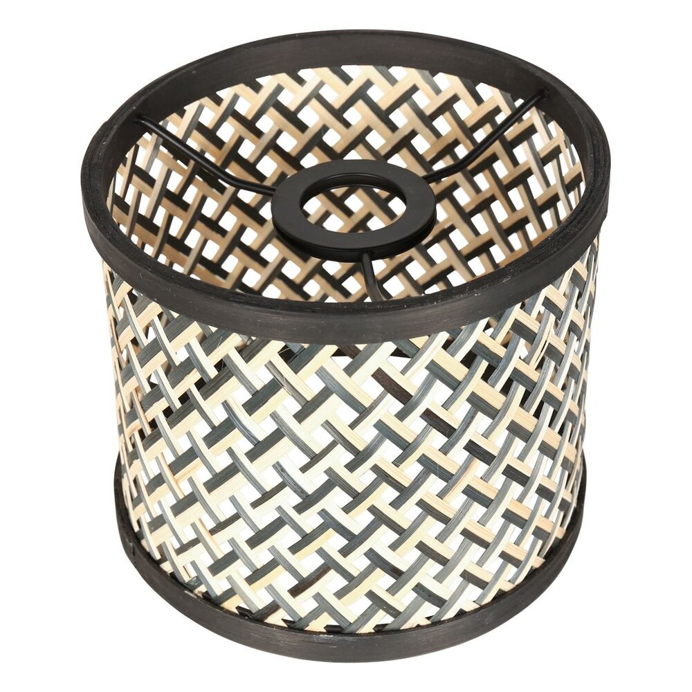 Steinhauer Lampenkap Bamboe Ø 20 cm E27 zwart beige Steinhauer Lampenkap Bamboe Ø 20 cm E27 zwart beige