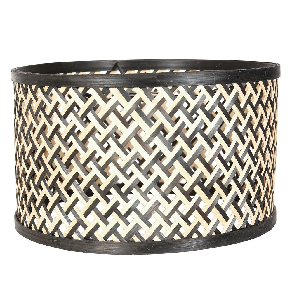 Steinhauer Lampenkap Bamboe Ø 30 cm E27 zwart beige Steinhauer Lampenkap Bamboe Ø 30 cm E27 zwart beige