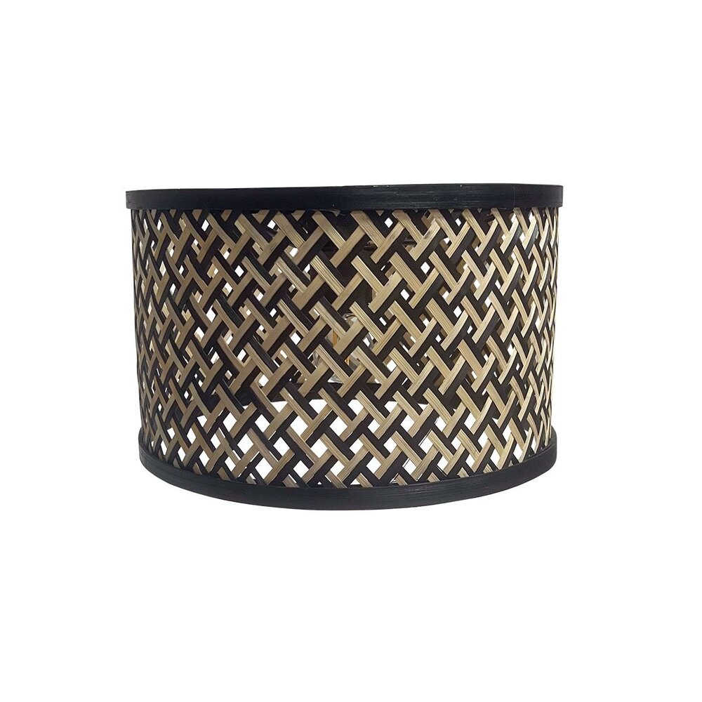 Steinhauer Lampenkap Bamboe Ø 30 cm E27 zwart beige Steinhauer Lampenkap Bamboe Ø 30 cm E27 zwart beige