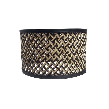Steinhauer Lampenkap Bamboe Ø 30 cm E27 zwart beige Steinhauer Lampenkap Bamboe Ø 30 cm E27 zwart beige