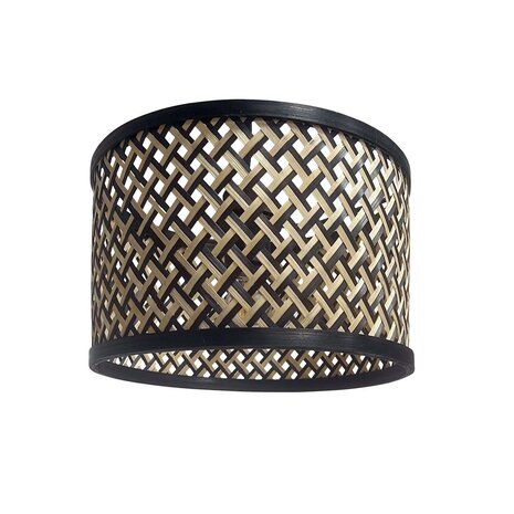 Steinhauer Lampenkap Bamboe Ø 30 cm E27 zwart beige Steinhauer Lampenkap Bamboe Ø 30 cm E27 zwart beige