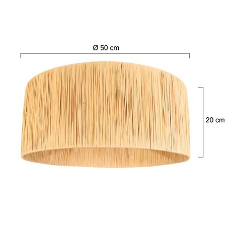 Steinhauer Lampenkap Zeegras Ø 50 cm E27 beige Steinhauer Lampenkap Zeegras Ø 50 cm E27 beige