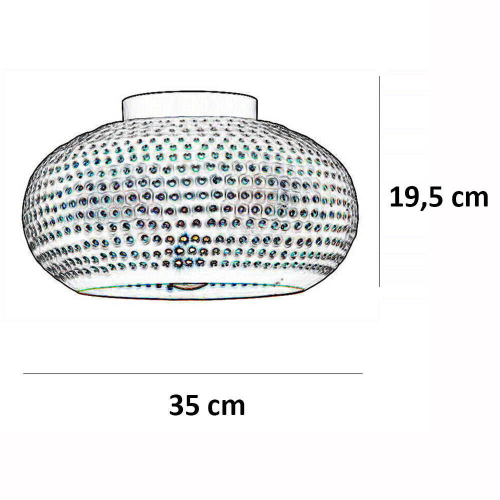 Freelight Plafondlamp Fueco Ø 35 cm bruin zwart Freelight Plafondlamp Fueco Ø 35 cm bruin zwart