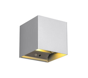 Trio Leuchten Wandlamp Talent 10x10 cm oplaadbaar grijs