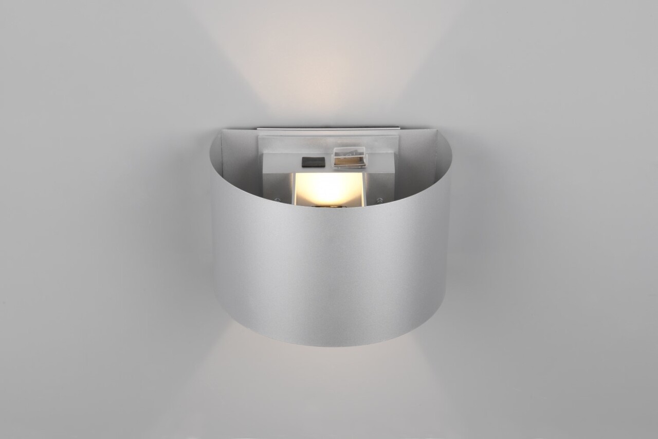 Trio Leuchten Wandlamp Talent 16x10 cm oplaadbaar grijs Trio Leuchten Wandlamp Talent 16x10 cm oplaadbaar grijs