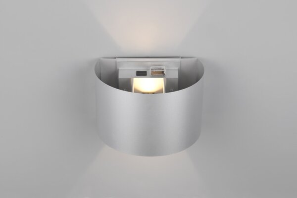 Trio Leuchten Wandlamp Talent 16x10 cm oplaadbaar grijs Trio Leuchten Wandlamp Talent 16x10 cm oplaadbaar grijs