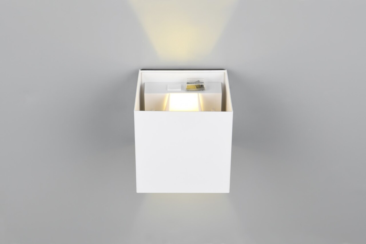 Trio Leuchten Wandlamp Talent 10x10 cm oplaadbaar wit Trio Leuchten Wandlamp Talent 10x10 cm oplaadbaar wit