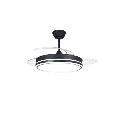 CristalRecord Plafondventilator Supereco Ø 106 cm zwart