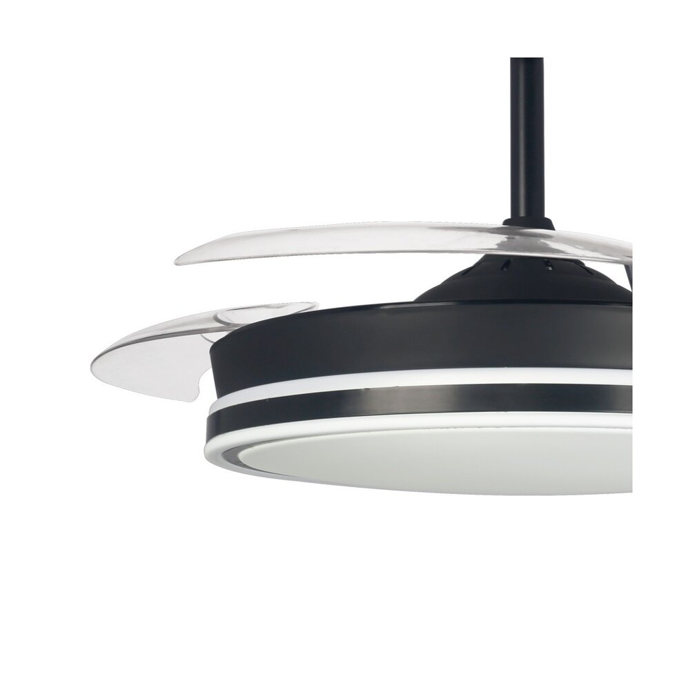 CristalRecord Plafondventilator Supereco Ø 106 cm zwart