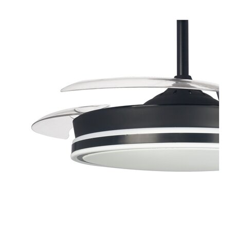 CristalRecord Plafondventilator Supereco Ø 106 cm zwart