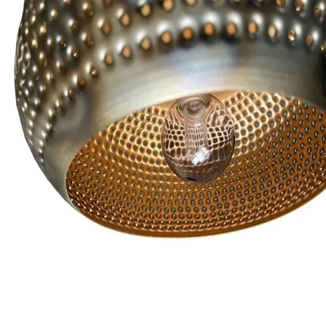 Freelight Hanglamp Fueco 5 lichts L 120 cm bruin zwart Freelight Hanglamp Fueco 5 lichts L 120 cm bruin zwart