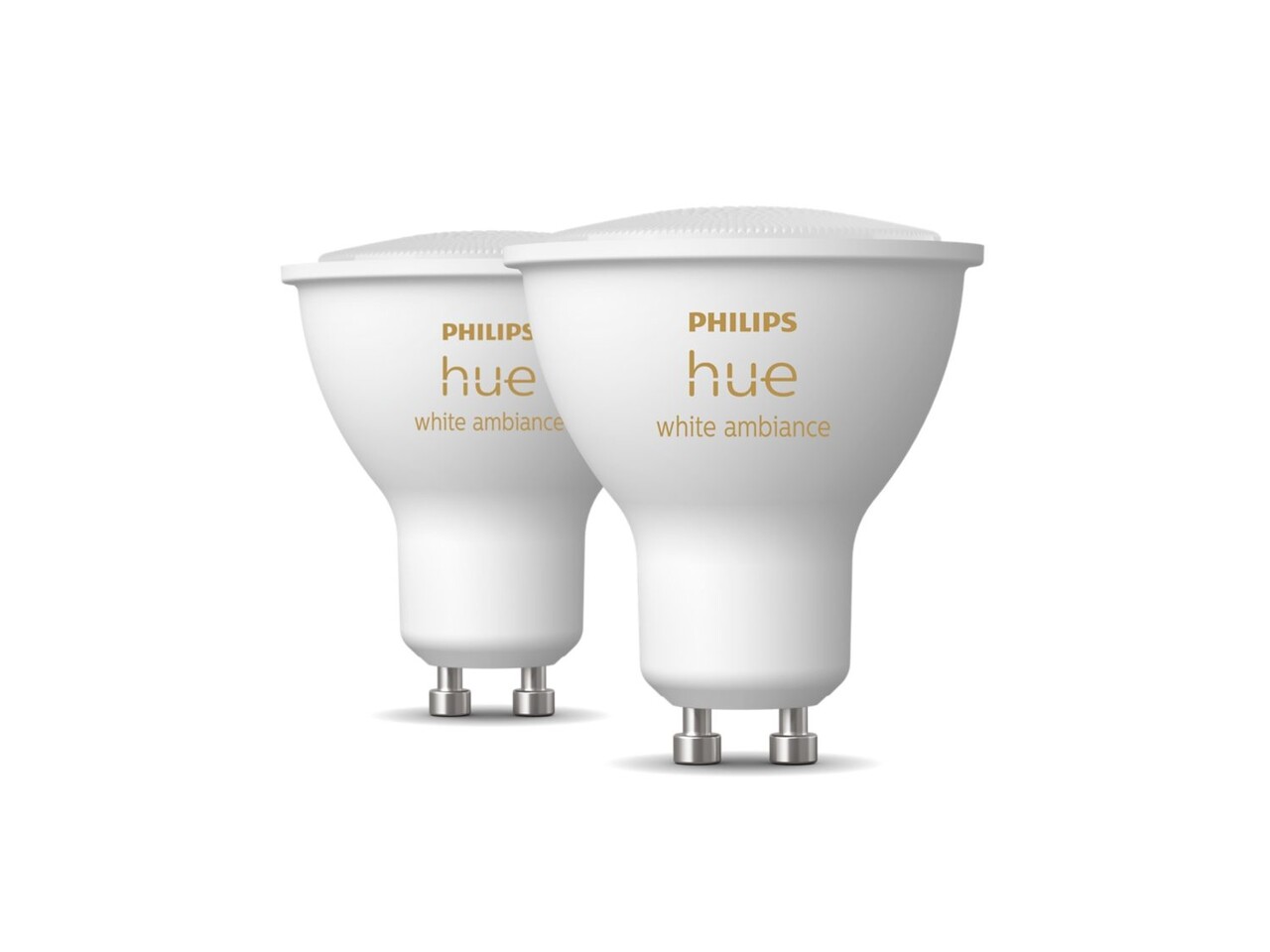 Philips HUE Lichtbron GU10 400 Lumen White Ambiance 2 pack