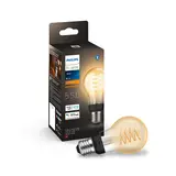 Philips HUE Lichtbron E27 Filament A60 White Philips HUE Lichtbron E27 Filament A60 White