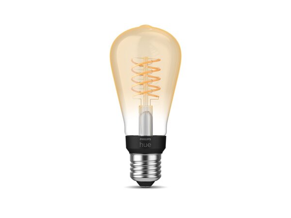 Philips HUE Lichtbron E27 Filament ST64 White Philips HUE Lichtbron E27 Filament ST64 White