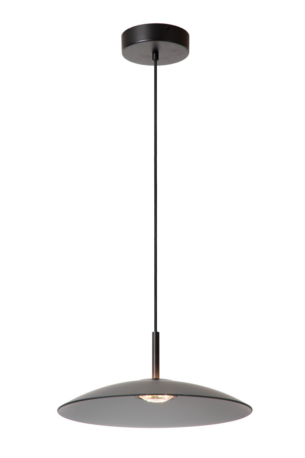 Lucide MENGA - Hanglamp - Ø 40 cm - LED Dimb. - 1x11W 2700K - Fumé