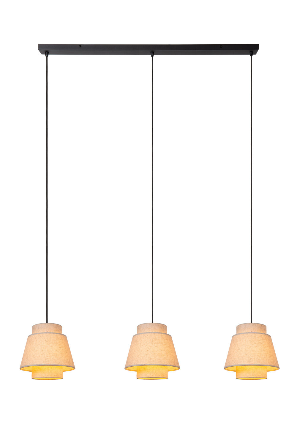 Lucide TRIBUTE - Hanglamp - 3xE27 - Beige