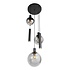 Hanglamp bollique Ø 60 cm 5 lichts 3800 zwart