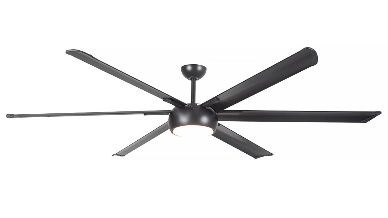 Freelight Plafondventilator Ventisei Ø 213 cm XXL zwart Freelight Plafondventilator Ventisei Ø 213 cm XXL zwart