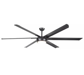 Freelight Plafondventilator Ventisei Ø 213 cm XXL zwart