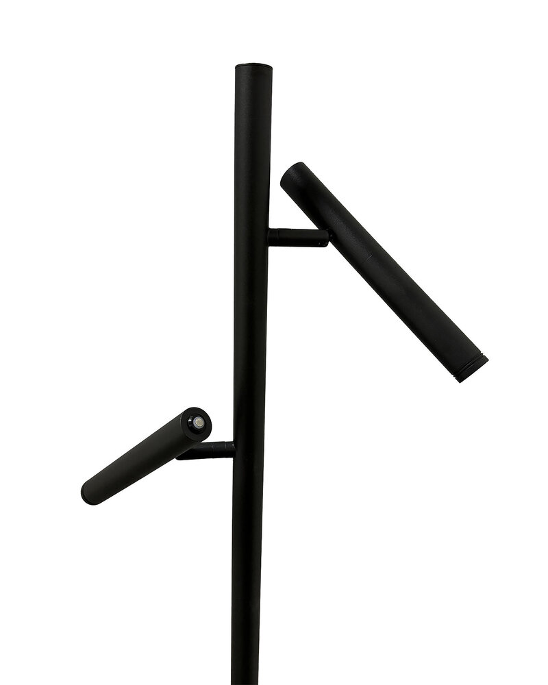 Freelight Vloerlamp Luogo 2 lichts H 150 cm zwart