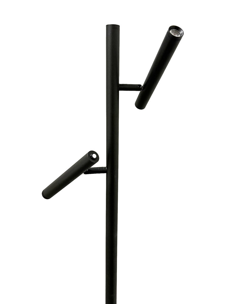 Freelight Vloerlamp Luogo 2 lichts H 150 cm zwart