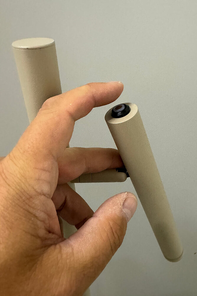 Freelight Vloerlamp Luogo 2 lichts H 150 cm beige