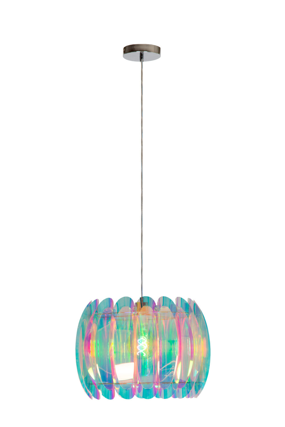 GLINSTAR - Hanglamp - Ø 40 cm - 1xE27 - Multicolor