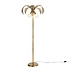 Vloerlamp Palm H 156 cm goud bruin