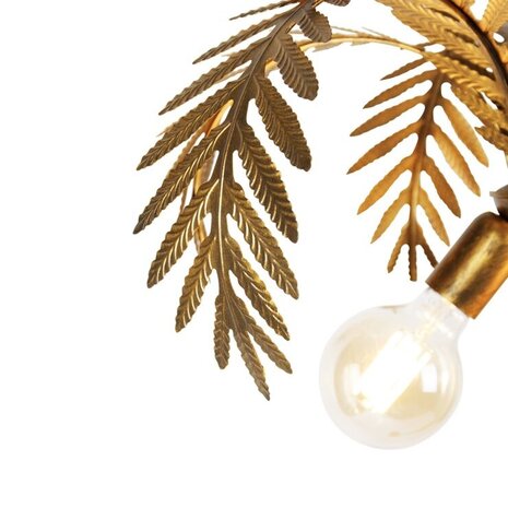 Ylumen Vloerlamp Palm H 156 cm goud bruin