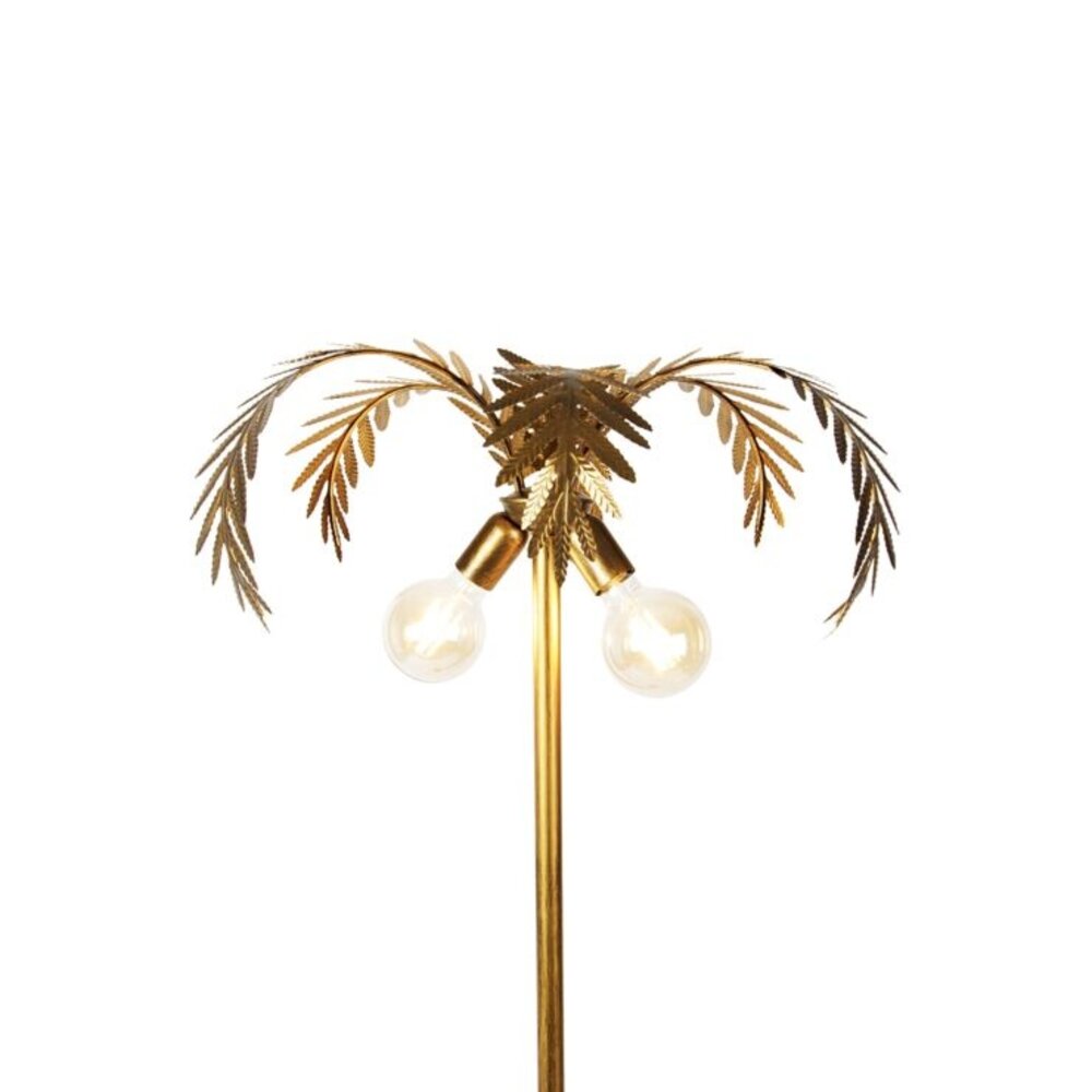 Ylumen Vloerlamp Palm H 156 cm goud bruin