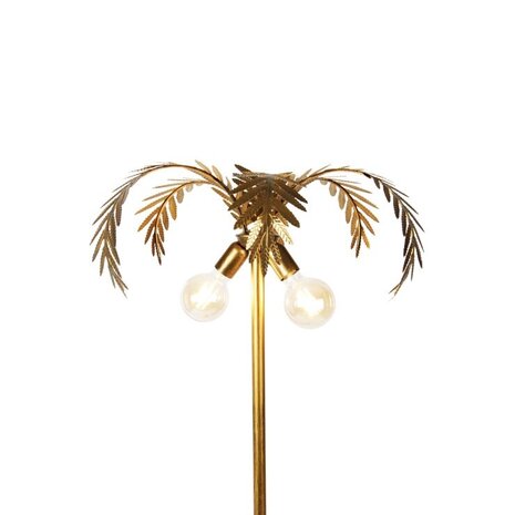 Ylumen Vloerlamp Palm H 156 cm goud bruin