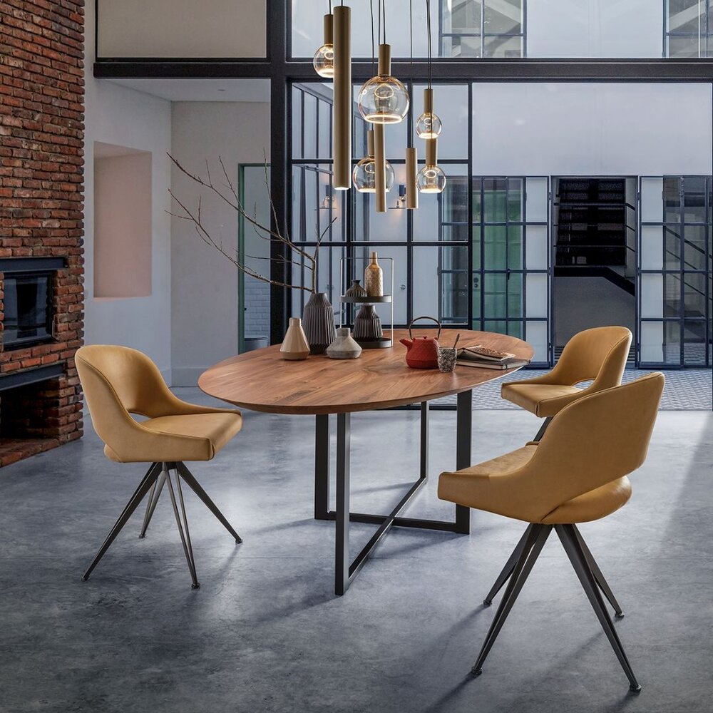 Ztahl Hanglamp Riva 8 lichts ovaal L 140 cm platinum Ztahl Hanglamp Riva 8 lichts ovaal L 140 cm platinum