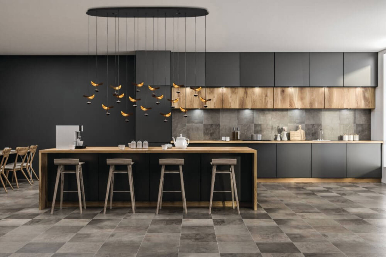 Eglo Hanglamp Dracera 17 lichts ovaal L 155 cm zwart Eglo Hanglamp Dracera 17 lichts ovaal L 155 cm zwart