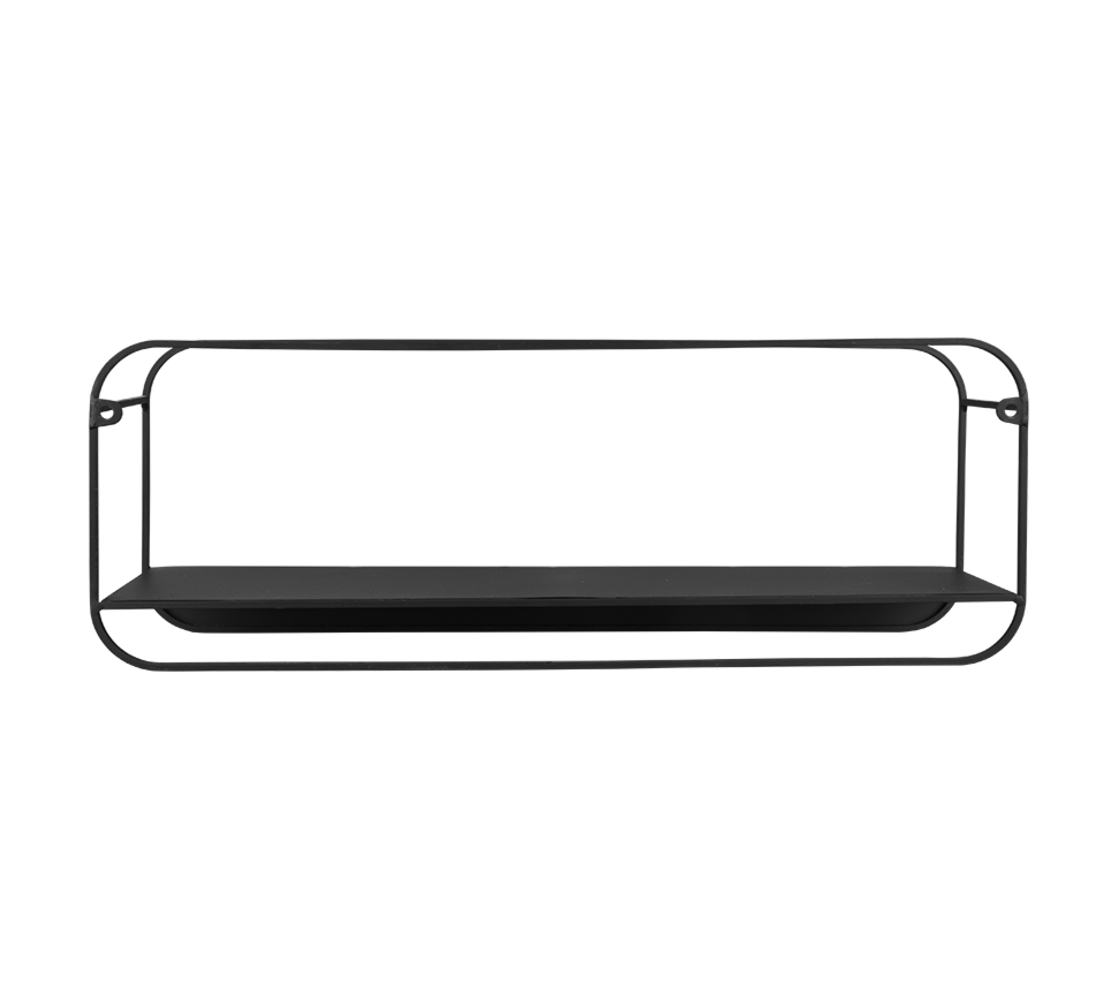 Mirrors and more Kapstok Linda 5 haken B 50 cm zwart Mirrors and more Kapstok Linda 5 haken B 50 cm zwart