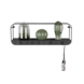Mirrors and more Kapstok Linda 5 haken B 50 cm zwart Mirrors and more Kapstok Linda 5 haken B 50 cm zwart