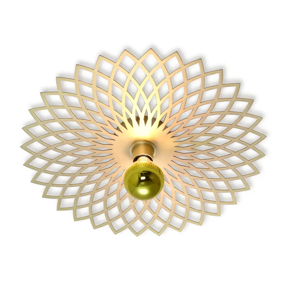 Ylumen Plafondlamp Ombra Ø 50 cm mat goud Ylumen Plafondlamp Ombra Ø 50 cm mat goud
