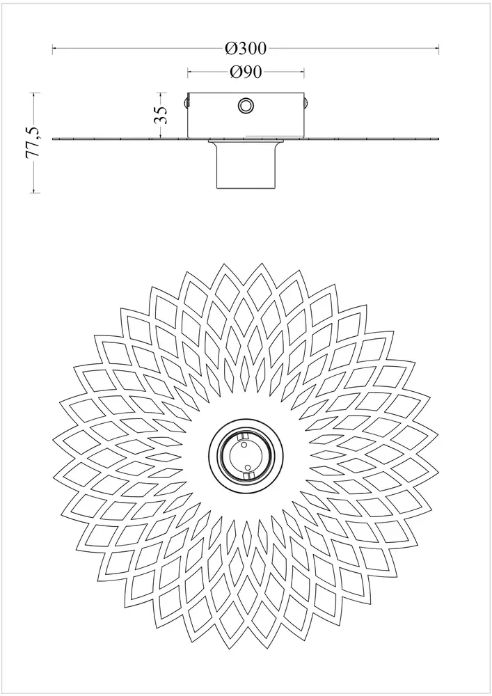 Ylumen Wandlamp Ombra Ø 30 cm mat goud Ylumen Wandlamp Ombra Ø 30 cm mat goud