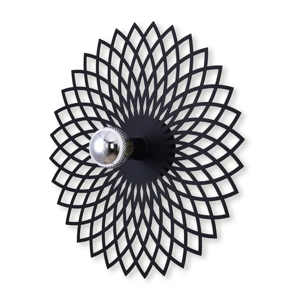 Ylumen Wandlamp Ombra Ø 50 cm zwart Ylumen Wandlamp Ombra Ø 50 cm zwart