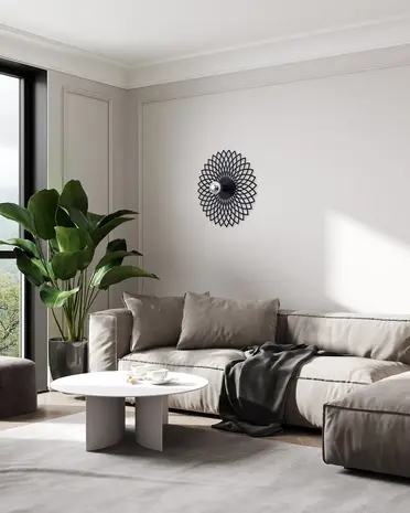 Ylumen Wandlamp Ombra Ø 50 cm zwart Ylumen Wandlamp Ombra Ø 50 cm zwart