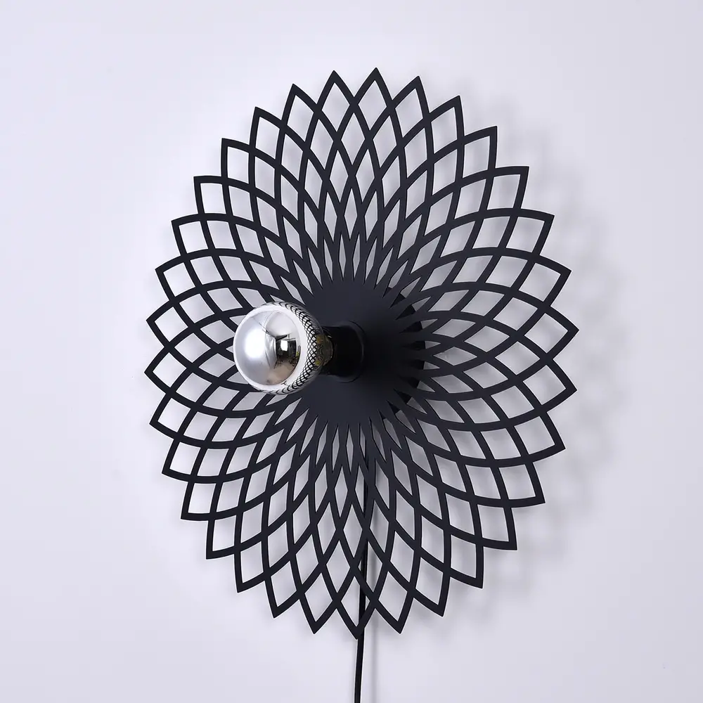 Ylumen Wandlamp Ombra Ø 50 cm zwart Ylumen Wandlamp Ombra Ø 50 cm zwart